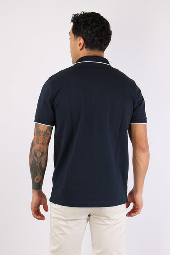 Polo Profilo Sottile Navy Blue - 4