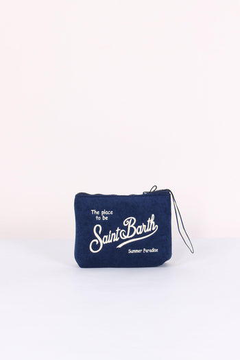 Aline Pochette Stampa Blu - 2