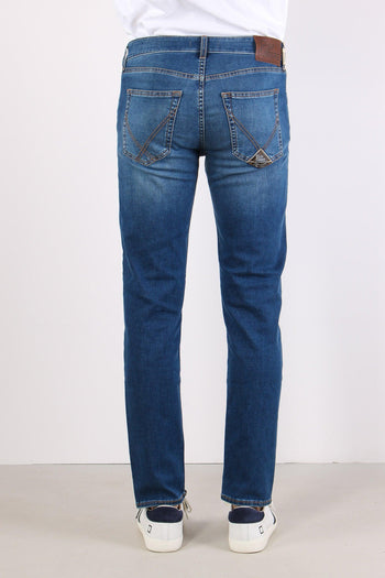 Denim Slim Fit Denim Medio - 4
