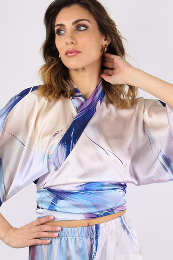 Kimono Fantasia Blu - 7