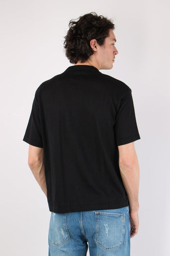 Camicia Lavorata Triangoli Nero - 4