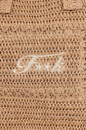 Borsa Rafia Beige - 8