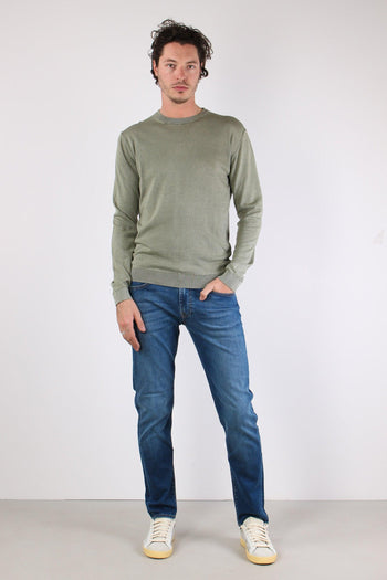 Girocollo Basico Cotone Green Fade - 2