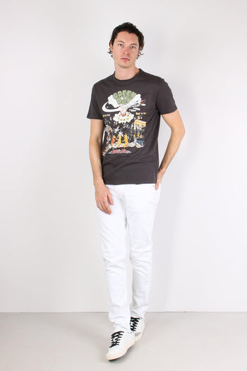 T-shirt Unisex Green Day Grigio - 4