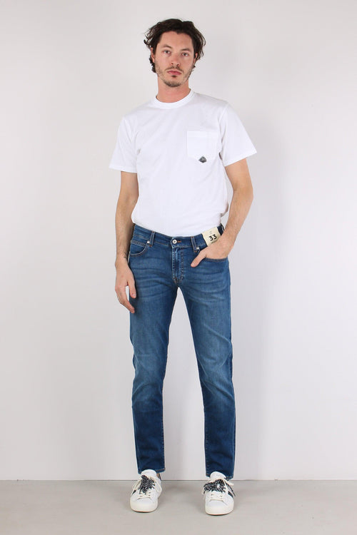 Denim Slim Fit Denim Medio
