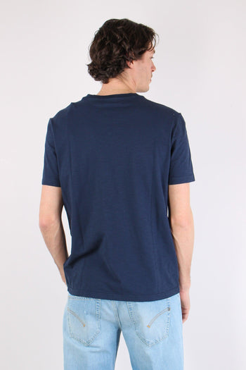 T-shirt Cotone Fiammato Logo Universo - 4