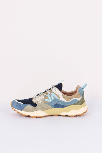 Sneakers Yamano Suede Nylon Navy/kaki - 6
