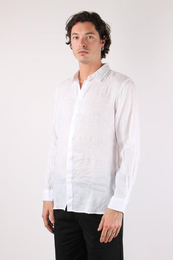 Camicia Lino Colletto Bianco - 3