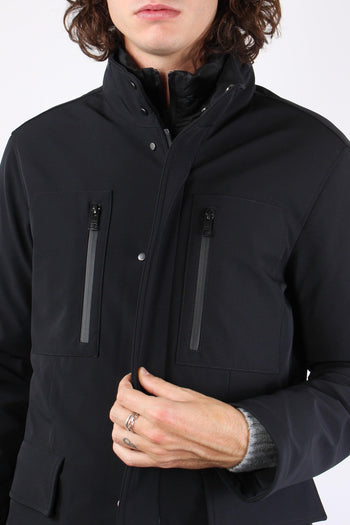 Field Jacket Nylon Nero - 7