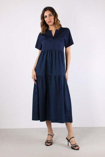 Capsula Abito Maglia Cotone Blu - 2