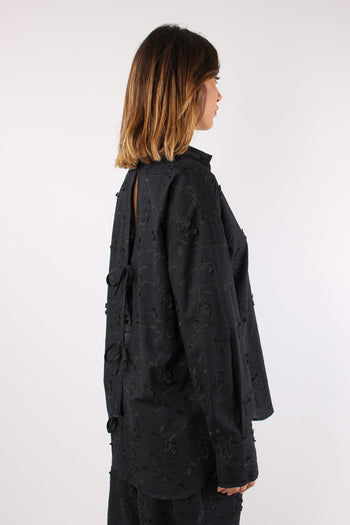Camicia Fiocchi Retro Fiore 3d Nero - 7