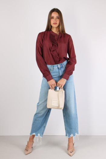 Camicia Mussola Rouge Bordeaux - 8