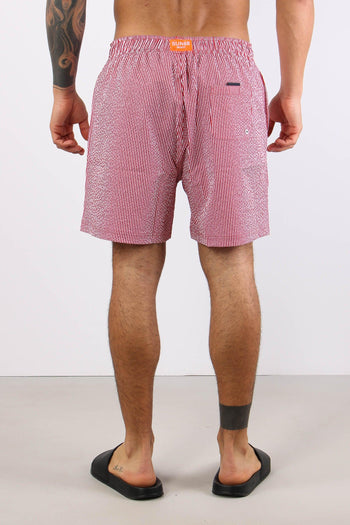 Costume Pantalone Riga Rosso/bianco - 3