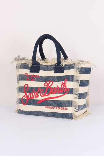 Vanity Canvas Righe Blu/rosso - 3