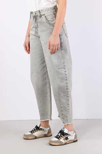 Denim Barrel Sporcato Grigio - 3