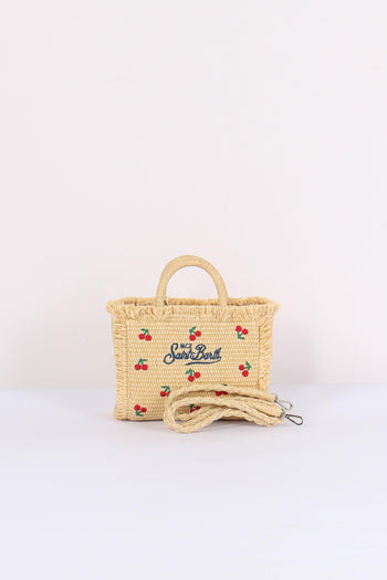 Vanity Mini Paglia Beige/rosso - 3