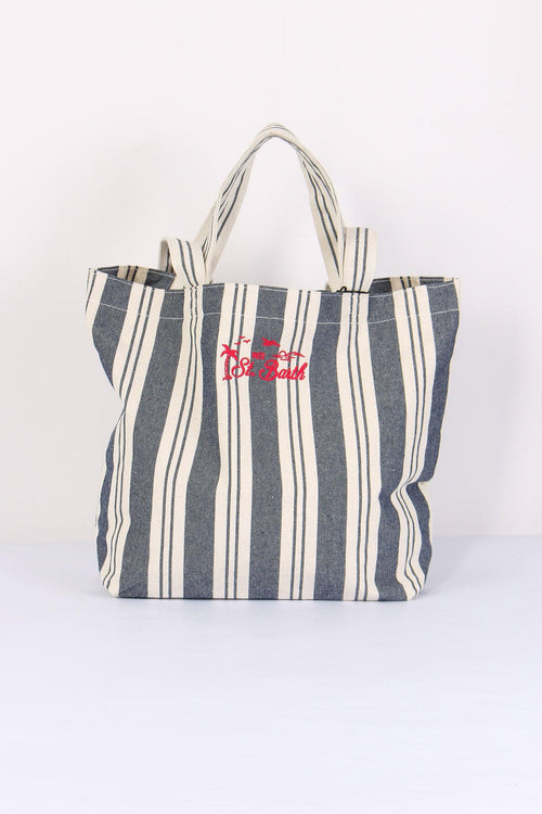 Essential Bag Canvas Blu/beige