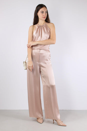 Carota Top Satin Smanicato Rosa Mogano - 2