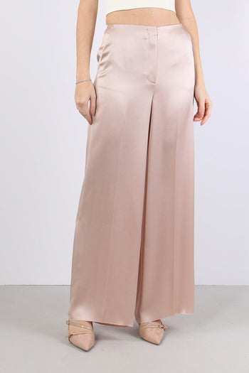 Limoncello Pantalone Satin Rosa Mogano - 5