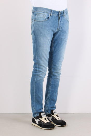 George Denim Slavato Risvolto Denim Chiaro - 7