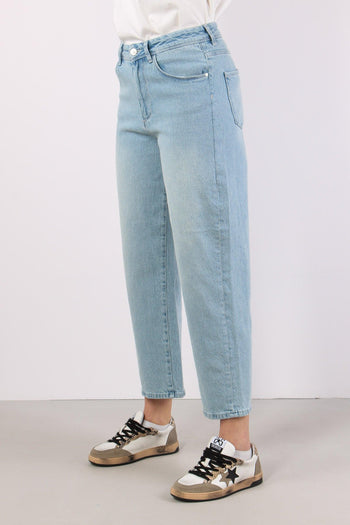 Denim Dritto Cropped Denim Chiaro - 3