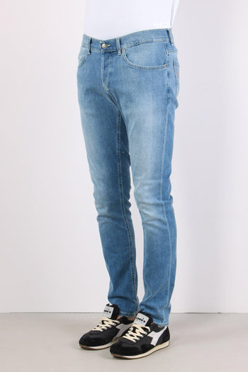 George Denim Slavato Risvolto Denim Chiaro - 4