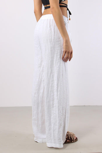 Pantalone Palazzo Lino Naturale - 6