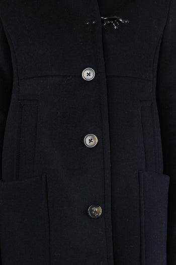 Cappotto Misto Cashmere Nero - 8