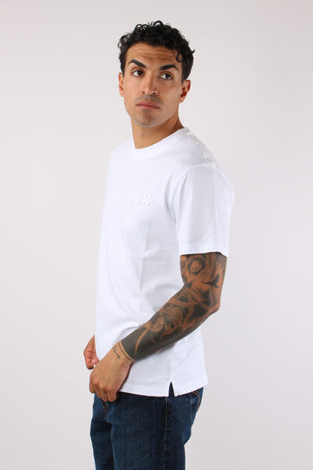 T-shirt Logo Patch Bianco - 7