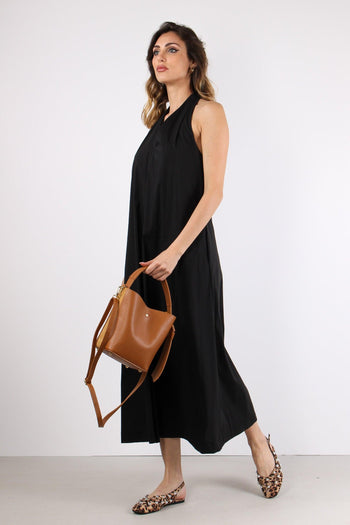 Abito Scavo V Cotone Nero - 4
