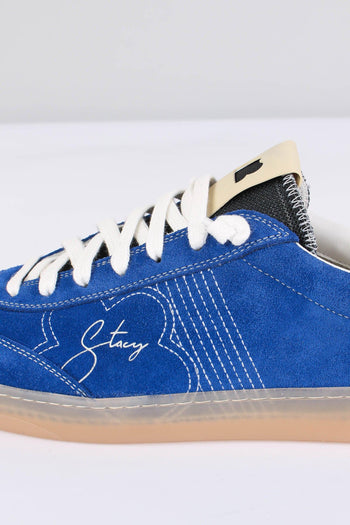 Sneakers Scamosciata Impunture Contr Blue Royal - 8
