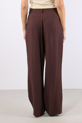 Pantalone Abbottonatura Asimme Cioccolato - 4
