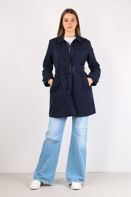 Verve Trench Monopetto Canva Navy Blue