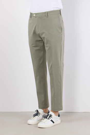 Cremino Pantalone Punto Milano Salvia - 3