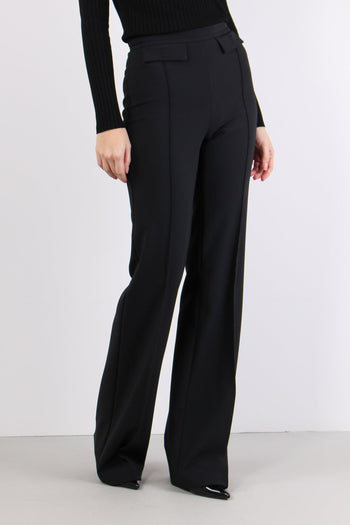 Pantalone Palazzo Essensial Nero - 6