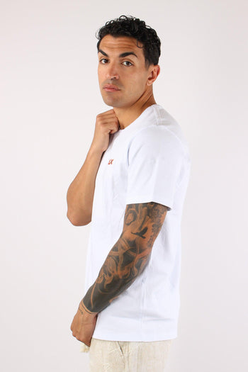 T-shirt Logo Fluo Bianco - 5