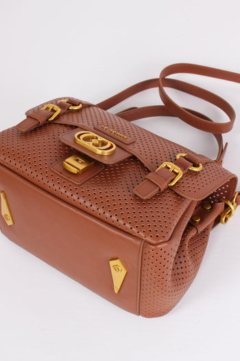 Cartella Traforata Cuoio - 4