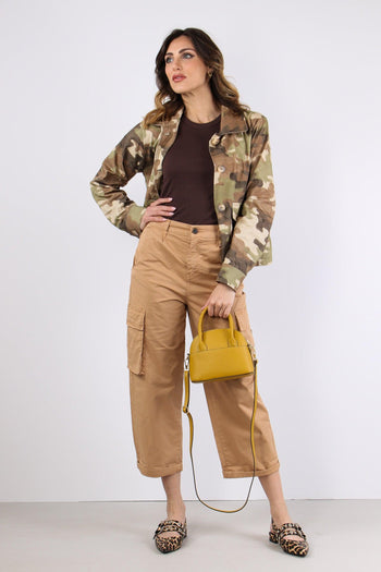 Pantalone Tasconato Gamba Drit Biscotto - 5