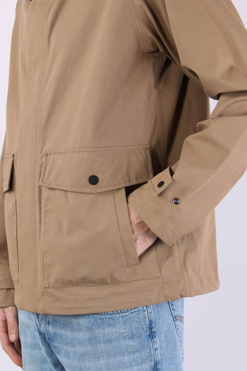 Mac Giubbotto Cappuccio Khaki Brown - 11