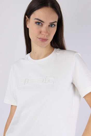 T-shirt Slim Logo Gesso - 7