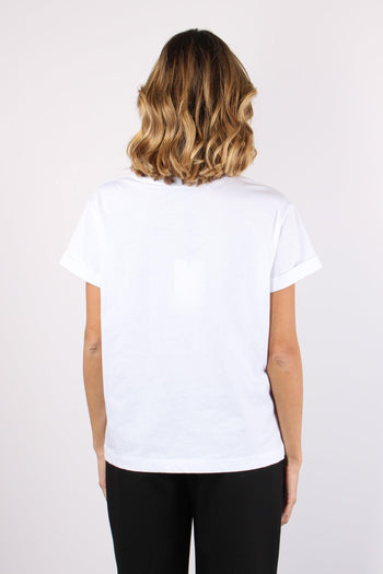 T-shirt Castoni Spalla Bianco - 3