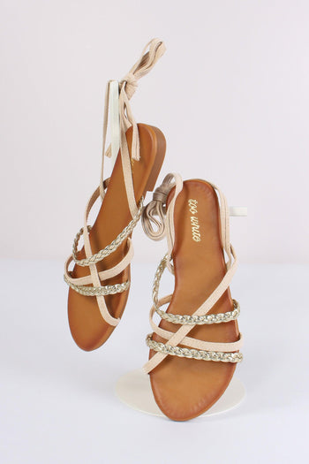 Sandalo Schiava Beige - 4