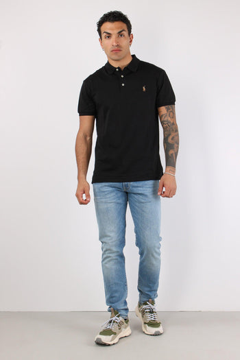 Polo Slim Fit Stretch Polo Black - 2