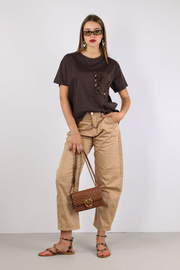 T-shirt Taschino Paillettes Moro - 5
