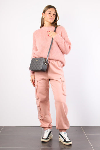 Maglia Girocollo Mohair Old Rose - 2