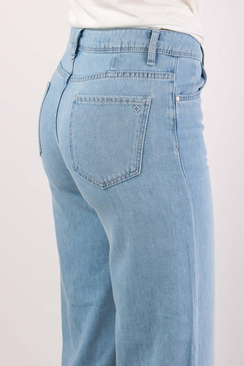 Denim Palazzo Denim Chiaro - 7