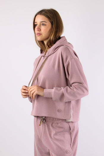 Felpa Modal Crop Coulisse Paris - 3