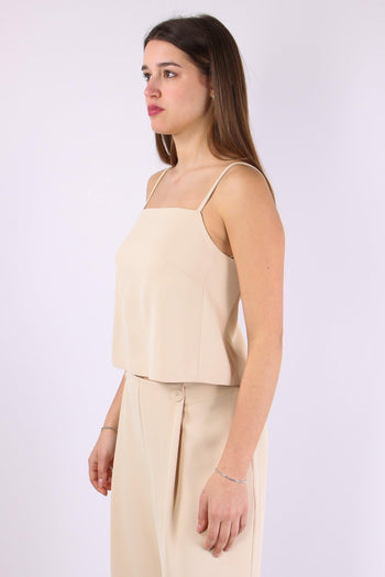 Corpetto Fluido Apertura Dietr Crema - 3