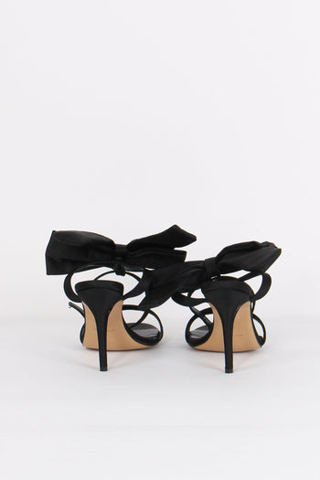 Decollete Raso Fiocco Nero - 3