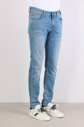 Denim Slim Fit Denim Chiaro - 6
